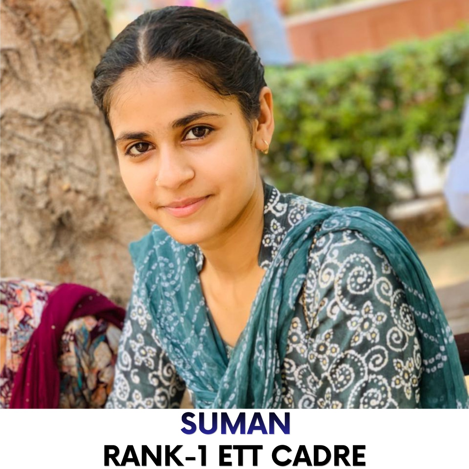 Suman — Rank 1, ETT Cadre